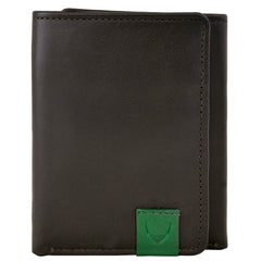 Dylan Compact Trifold Leather Wallet With ID Window