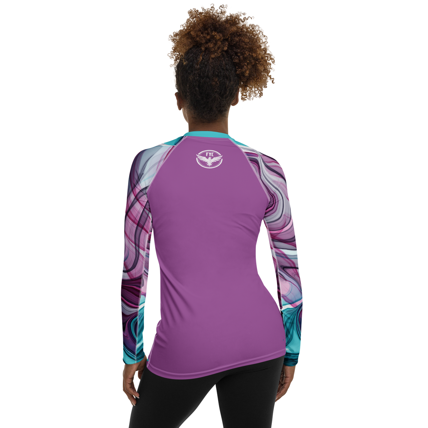 Find Your Coast® Water Colors Rash Guard UPF 50+