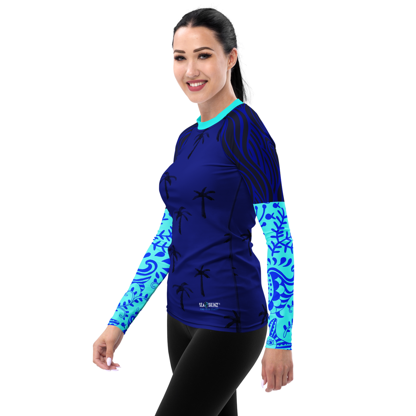 Find Your Coast® Ocean Destination Rash Guard UPF 50+