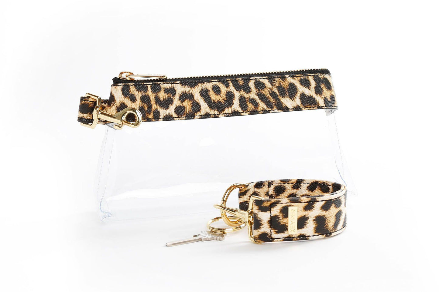 Classic Leopard Vegan Leather 2-Piece WRISTLET SET