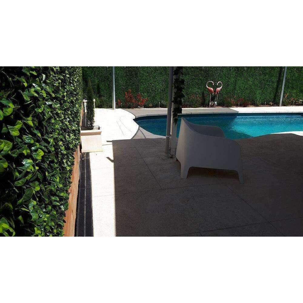 Dense Buxus Artificial Hedge Tile / Fake Vertical Garden 1m X 1m UV Resistant