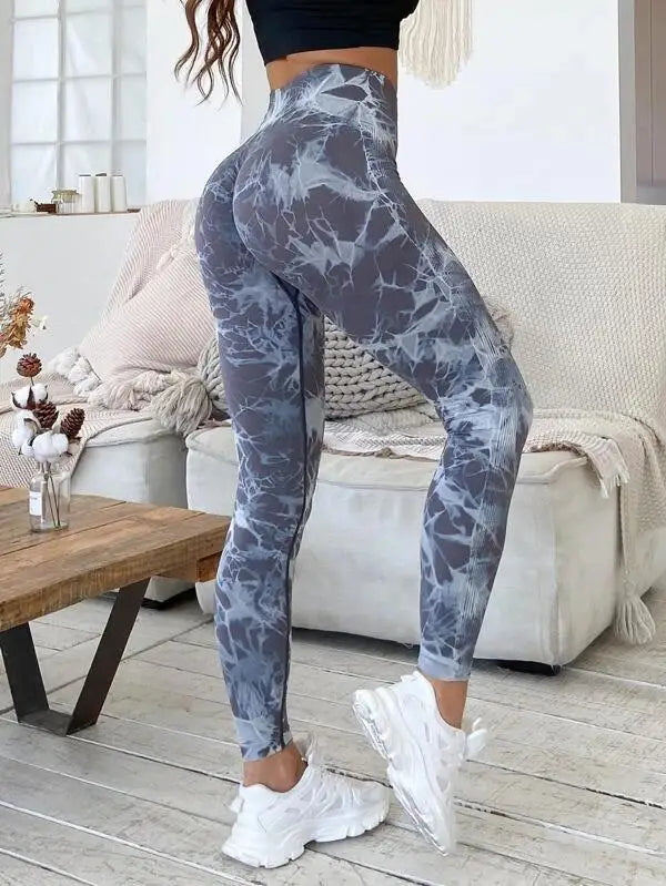 Yoga Pants Tie Dye Leggings for Women