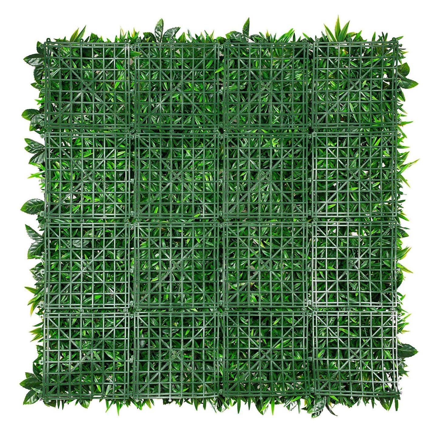 Green Meadows Artificial Vertical Garden / Fake Green Wall 1m X 1m UV Resistant