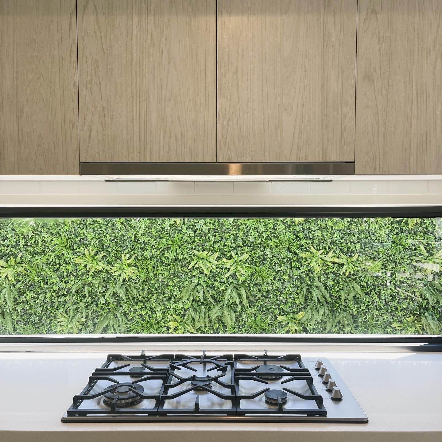 Luxury Green Sensation Artificial Vertical Garden / Fake Green Wall 1m X 1m UV Resistant