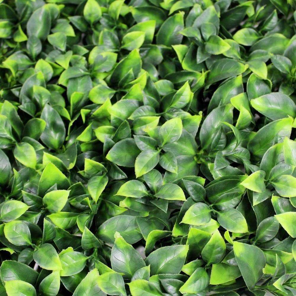 Jasmine Artificial Hedge Screen / Green Wall Panel 100cm X 100cm UV Resistant