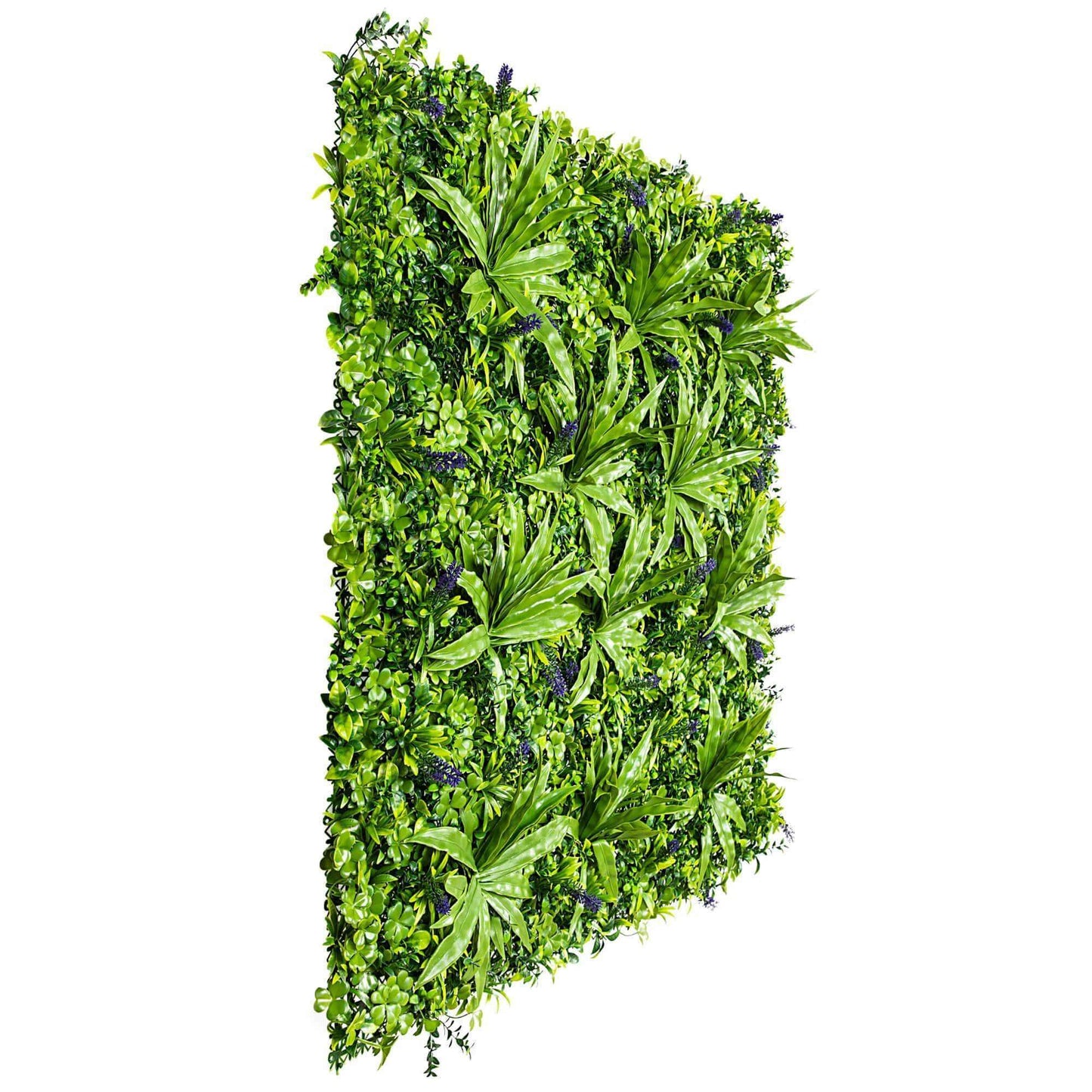 Lavender Artificial Vertical Garden / Fake Green Wall 1m X 1m UV Resistant UV Resistant