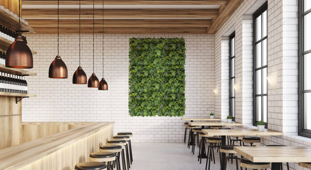 Luxury Hawaiian Sunrise Vertical Garden/Green Wall UV Resistant 1m X 1m