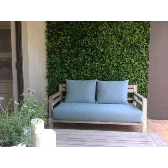 Luxury Mixed Ivy Artificial Hedge Fence Panels / Fake Vertical Garden 1m X 1m UV Resistant
