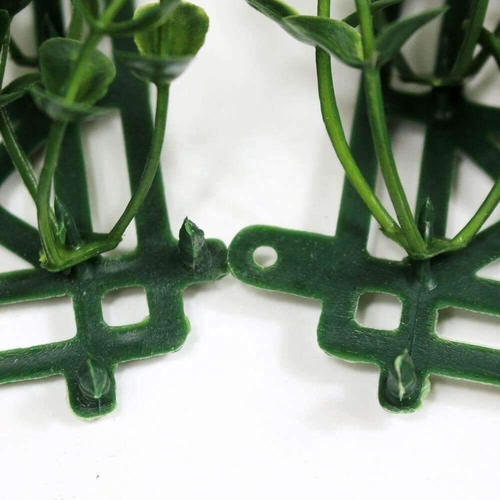 Luxury Mixed Ivy Artificial Hedge Fence Panels / Fake Vertical Garden 1m X 1m UV Resistant