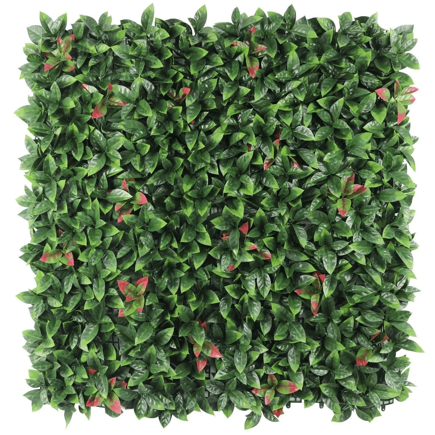 Photinia Artificial Hedge Panel / Fake Vertical Garden 1m X 1m UV Resistant