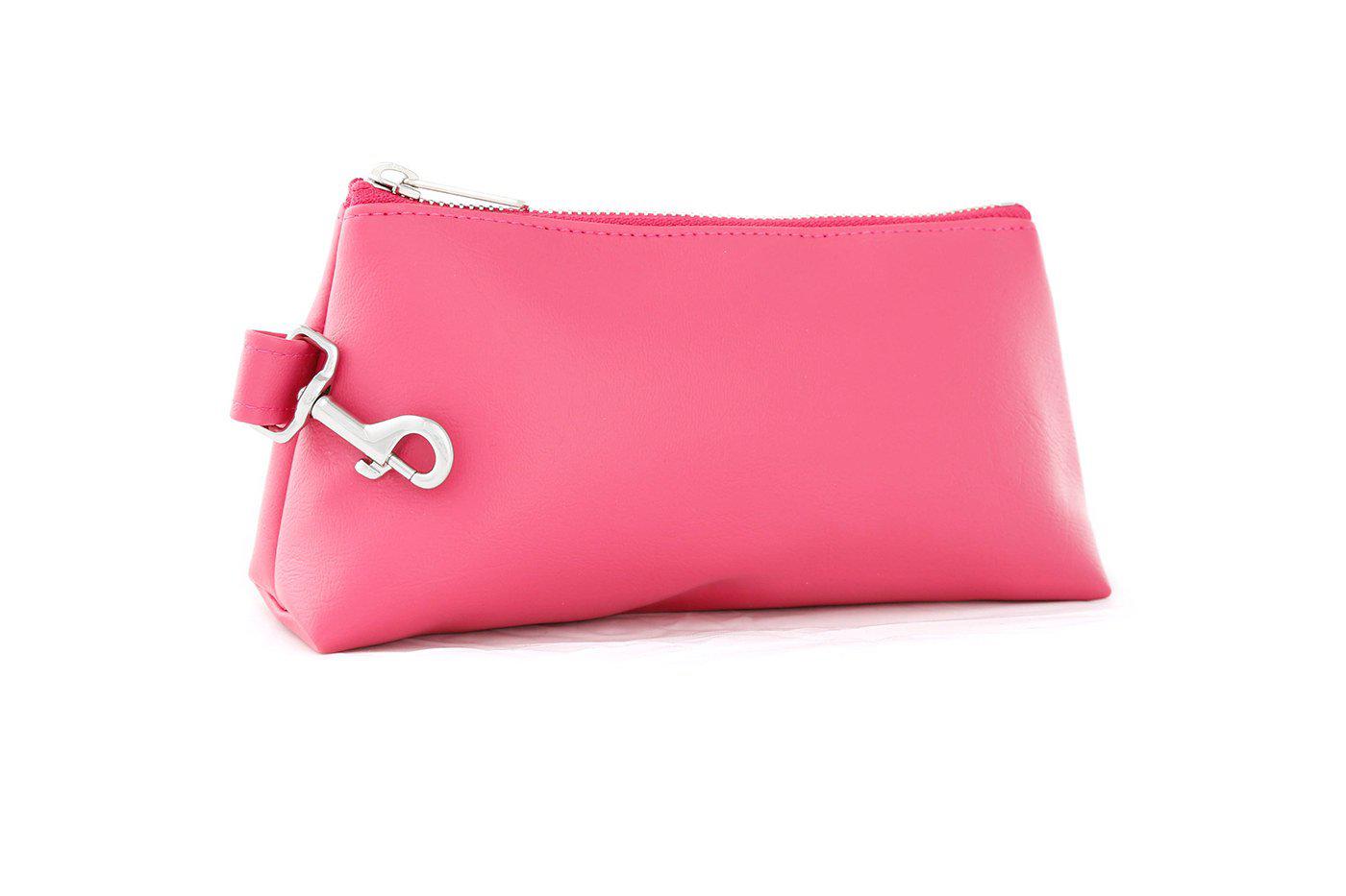 Bright Pink Vegan Leather Bag