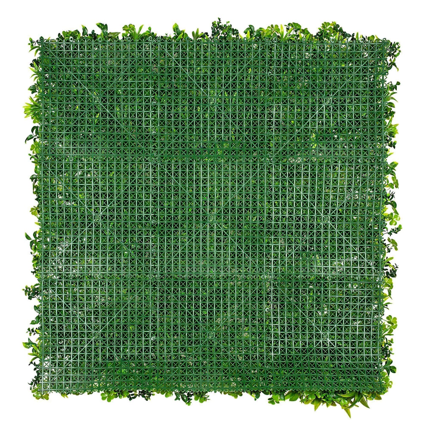 Luxury White Lily Artificial Vertical Garden / Fake Green Wall 1m X 1m UV Resistant