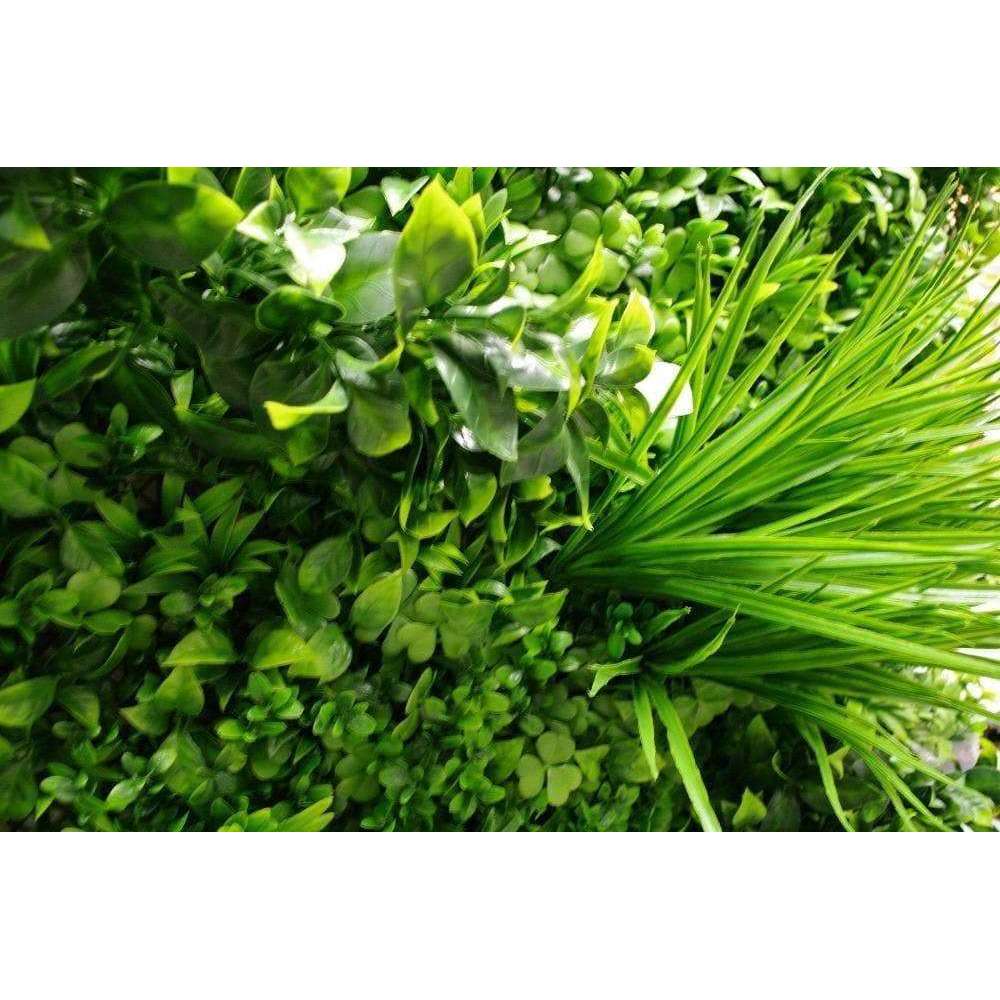 Luxury White Lily Artificial Vertical Garden / Fake Green Wall 1m X 1m UV Resistant