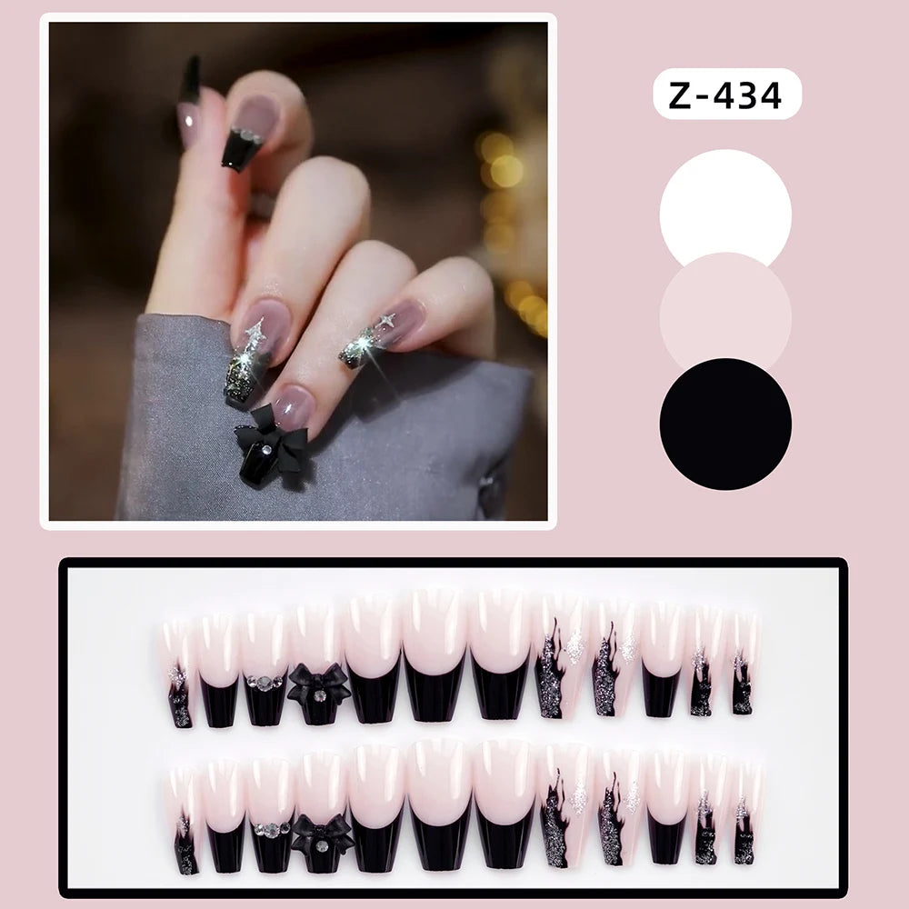 Droped Diamond - Artificial Nails